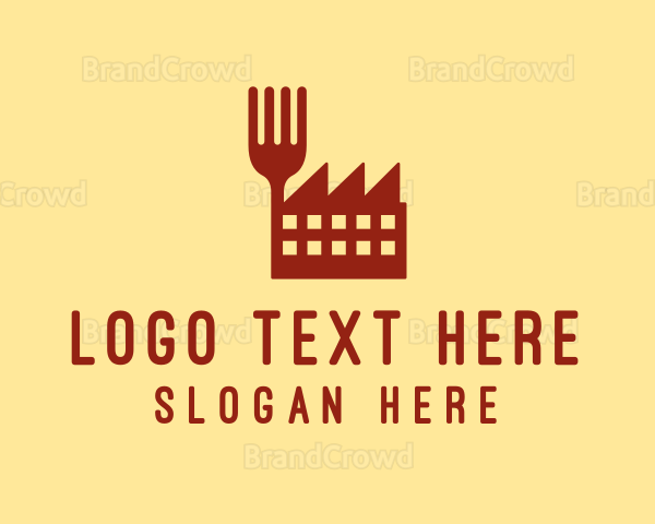 Food Manufacturing Factory Logo