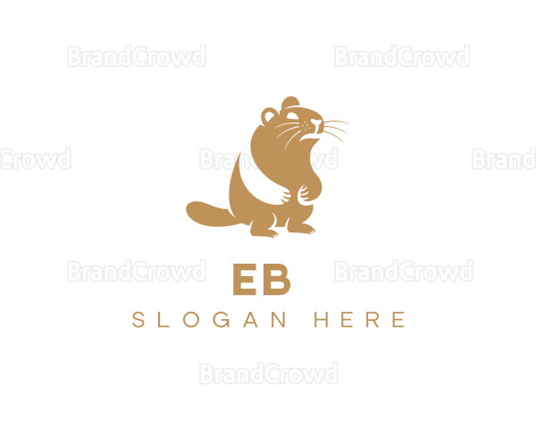 Beaver Wildlife Animal Logo