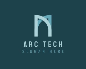 Arc - Modern Arch Letter M logo design