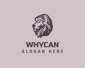 Wild Lion Animal Logo