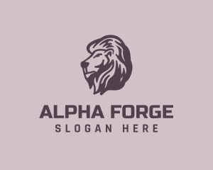 Wild Lion Animal logo design