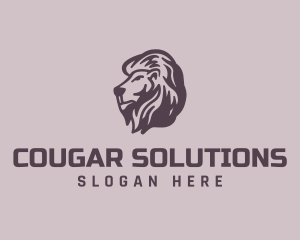 Cougar - Wild Lion Animal logo design