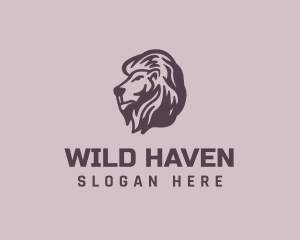 Wild Lion Animal logo design