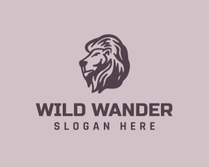 Wild Lion Animal logo design