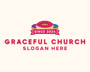 Sweet Doughnut Pastry Logo