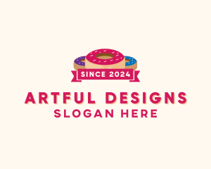 Sweet Doughnut Pastry logo design