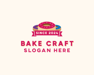 Sweet Doughnut Pastry logo design