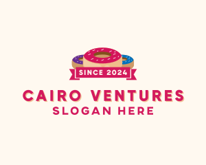 Sweet Doughnut Pastry logo design