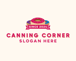 Sweet Doughnut Pastry logo design