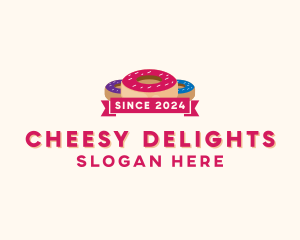 Sweet Doughnut Pastry logo design