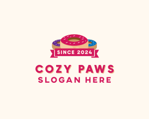 Sweet Doughnut Pastry logo design