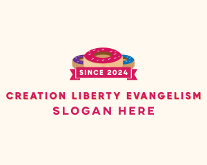 Sweet Doughnut Pastry logo design