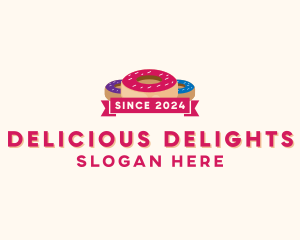 Sweet Doughnut Pastry logo design