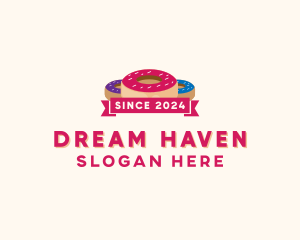 Sweet Doughnut Pastry logo design