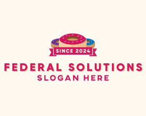 Sweet Doughnut Pastry logo design