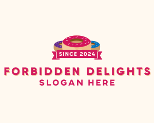 Sweet Doughnut Pastry logo design