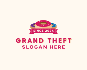 Toppings - Sweet Doughnut Pastry logo design