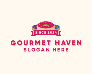 Sweet Doughnut Pastry logo design