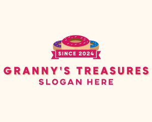 Sweet Doughnut Pastry logo design