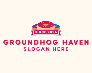 Sweet Doughnut Pastry logo design