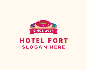 Sweet Doughnut Pastry logo design