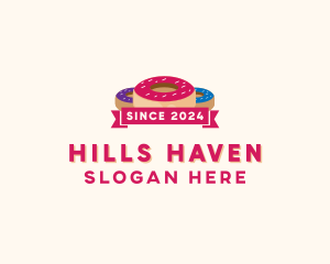 Sweet Doughnut Pastry logo design