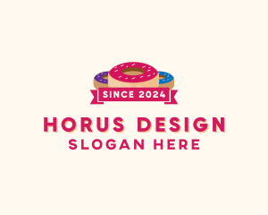 Sweet Doughnut Pastry logo design