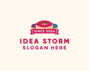 Sweet Doughnut Pastry logo design