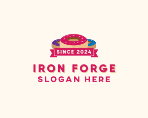 Sweet Doughnut Pastry logo design