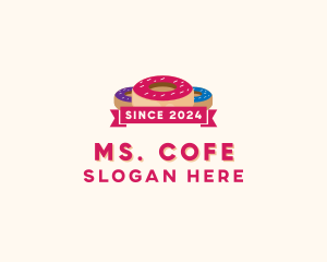 Sweet Doughnut Pastry logo design