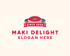 Sweet Doughnut Pastry logo design