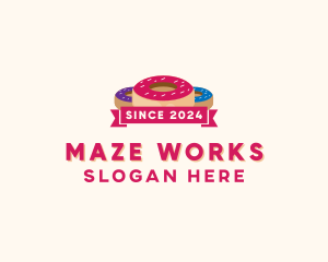 Sweet Doughnut Pastry logo design