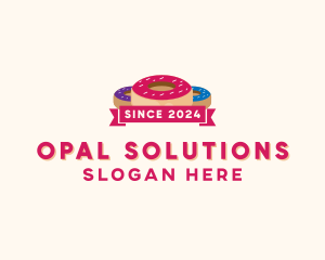 Sweet Doughnut Pastry logo design