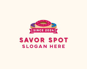 Sweet Doughnut Pastry logo design