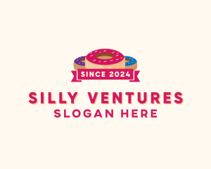 Sweet Doughnut Pastry logo design