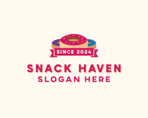 Sweet Doughnut Pastry logo design