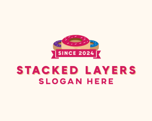 Sweet Doughnut Pastry logo design