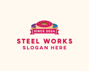 Sweet Doughnut Pastry logo design