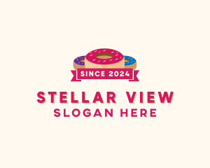 Sweet Doughnut Pastry logo design