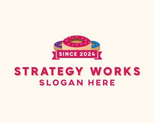 Sweet Doughnut Pastry logo design