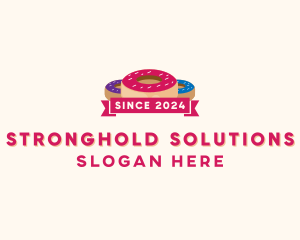 Sweet Doughnut Pastry logo design