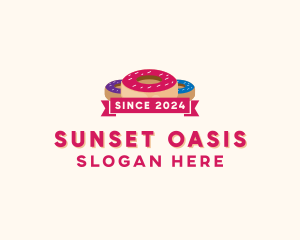 Sweet Doughnut Pastry logo design