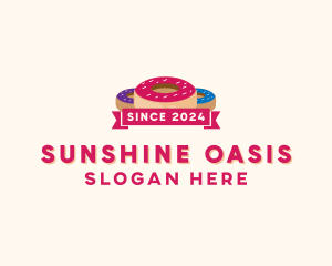 Sweet Doughnut Pastry logo design