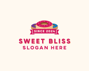 Sweet Doughnut Pastry logo design