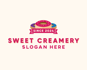 Sweet Doughnut Pastry logo design