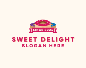 Sweet Doughnut Pastry logo design