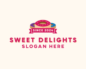 Sweet Doughnut Pastry logo design