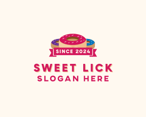 Sweet Doughnut Pastry logo design