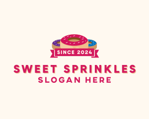 Sprinkles - Sweet Doughnut Pastry logo design