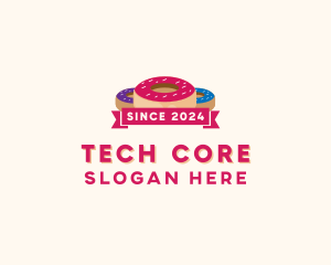 Sweet Doughnut Pastry logo design